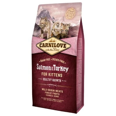 Carnilove Salmon & Turkey For Kittens Healthy Growth 3 Carnilove Salmon & Turkey For Kittens Healthy Growth