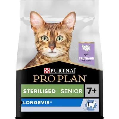 PURINA PRO PLAN Sterilized Senior 7+ Longevis Turkey 4 PURINA PRO PLAN Sterilized Senior 7+ Longevis Turkey - Image 2