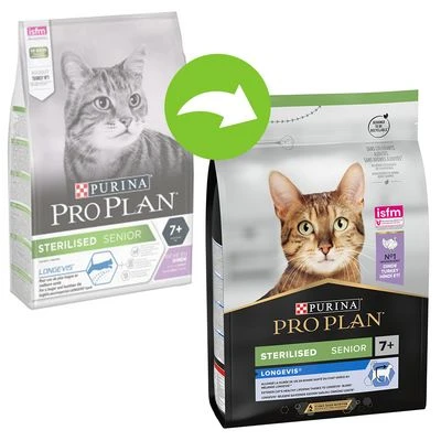 PURINA PRO PLAN Sterilized Senior 7+ Longevis Turkey 3 PURINA PRO PLAN Sterilized Senior 7+ Longevis Turkey
