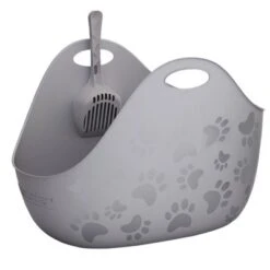 LitterLocker® Litter Box 11 LitterLocker® Litter Box -Meow Mart 85023 pla habapet ll litterbox grau hs 01 7