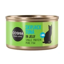 Cosma Original In Jelly Saver Pack 24 X 85g -Meow Mart 92306 pla cosma original skipjacktuna 85g 4
