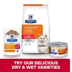 Hill's Prescription Diet C/d Multicare Stress Urinary Care With Chicken -Meow Mart pd cd stress stew cat bk32592 bk26383m bk26384m bk27182m bk32116m bk31805 cross sell uk 3
