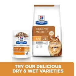 Hill’s Prescription Diet Feline K/d+Mobility Kidney+Joint Care -Meow Mart pd kd mobility cat bk24069m bk27533m cross sell uk 1
