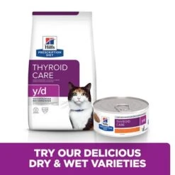 Hill's Prescription Diet Feline Y/d Thyroid Care -Meow Mart pd yd cat bk26252m bk32822 cross sell uk 2
