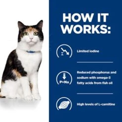 Hill's Prescription Diet Feline Y/d Thyroid Care -Meow Mart pd yd cat bk26252m bk32822 how works uk 6
