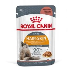 Royal Canin Hair & Skin Care In Gravy -Meow Mart rc fcn hair skinpouchgravy 5 en gb 2