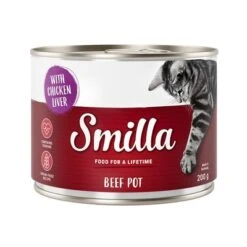 Smilla Tender Beef Saver Pack 24 X 200g 10 Smilla Tender Beef Saver Pack 24 X 200g -Meow Mart smilla beefpot chickenliver 200g 1000x1000 5