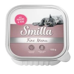 Smilla Fine Menu Saver Pack 24 X 100g 16 Smilla Fine Menu Saver Pack 24 X 100g -Meow Mart smilla finemenu poultryveal 100g 1000x1000 6