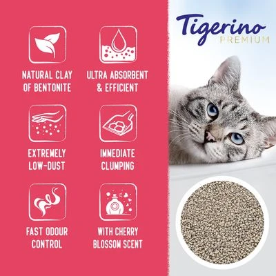 Tigerino Canada / Premium Cat Litter – Limited Edition Cherry Blossom Scented 4 Tigerino Canada / Premium Cat Litter – Limited Edition Cherry Blossom Scented - Image 2