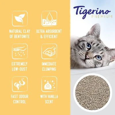 Tigerino Canada / Premium Cat Litter – Vanilla Scented 4 Tigerino Canada / Premium Cat Litter – Vanilla Scented - Image 2